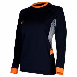 Aqualung Dámské lycrové triko Aqua Lung LOOSE FIT černá/šedá dlouhý rukáv