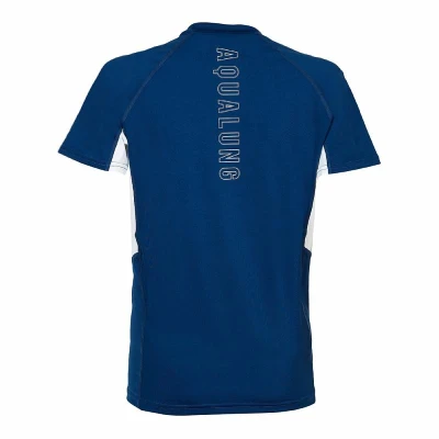 Aqualung Dámské lycrové triko Aqua Lung LOOSE FIT modrá/bílá
