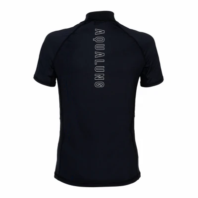 Aqualung Dámské lycrové triko Aqua Lung RASHGUARD SLIM FIT černá kr. rukáv