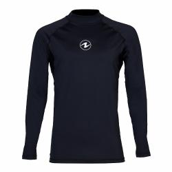 Aqualung Pánské lycrové triko Aqua Lung SLIM FIT černá, dlouhý rukáv