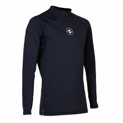 Aqualung Pánské lycrové triko Aqua Lung SLIM FIT černá, dlouhý rukáv