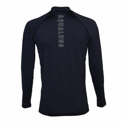 Aqualung Pánské lycrové triko Aqua Lung SLIM FIT černá, dlouhý rukáv