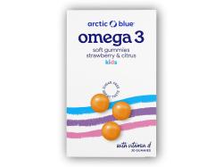 Arctic blue Kids Omega 3 30 gummies (250mg DHA, 70mg EPA Vitamin D 200IU)