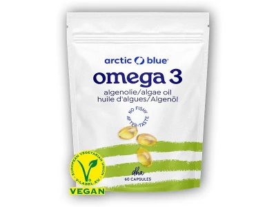 Arctic blue Vegan Omega 3 Algae 60 kapslí (250mg DHA)
