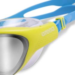 Arena THE ONE MASK JR MR-SILVER-SOFT_GREEN-BLUE_COSMO