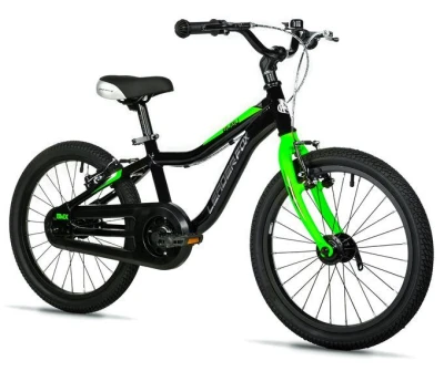 Leader Fox BUBU BOY 18, BLACK SHINY (V-BRAKE/CHAIN) dětské kolo + sleva 500,- na příslušenství