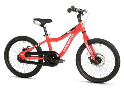 Leader Fox FOX UNI 18 RED (CHAIN, DISC BRAKE) červené dětské kolo + výbava zdarma
