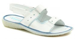Arka Bioeco AK037 biele dámske sandále
