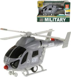 Army helikoptéra plastová na baterie vojenský vrtulník Světlo Zvuk v krabici Army helikoptéra plastová na baterie vojenský vrtulník Světlo Zvuk v krabici