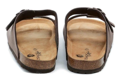 Arno COSMOS Comfort 8110-704 hnědé pánské nadměrné nazouváky