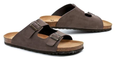 Arno COSMOS Comfort 8110-704 hnědé pánské nadměrné nazouváky