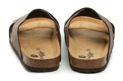 Arno COSMOS Comfort 8110-704a hnědé pánské nadměrné nazouváky