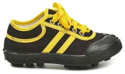 ARNO K04 čierne gumotextilné detské kopačky