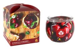 Arome Svíčka vonná sklo ČOKOLÁDA TŘEŠEŇ 90g (hoří 22hod) Arome Svíčka vonná sklo ČOKOLÁDA TŘEŠEŇ 90g (hoří 22hod)
