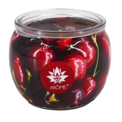 Arome Svíčka vonná sklo ČOKOLÁDA TŘEŠEŇ 90g (hoří 22hod)