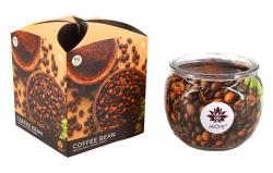 Arome Svíčka vonná sklo KÁVOVÉ ZRNO 90g (hoří 22hod) Arome Svíčka vonná sklo KÁVOVÉ ZRNO 90g (hoří 22hod)