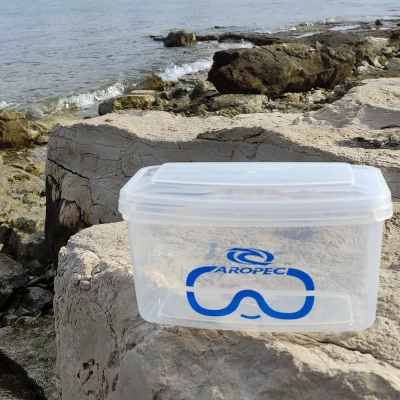 Aropec transparentní box na masku