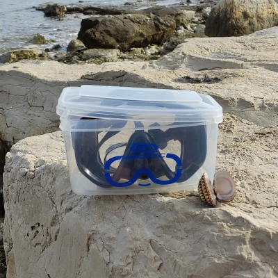 Aropec transparentní box na masku