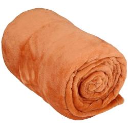 Articasa Pléd flanelový 200 x 150 cm oranžová (VÝPRODEJ) Articasa Pléd flanelový 200 x 150 cm oranžová (VÝPRODEJ)