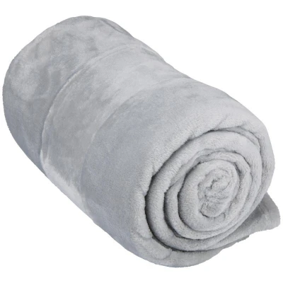Articasa Pléd flanelový 200 x 150 cm světle šedá Articasa Pléd flanelový 200 x 150 cm světle šedá