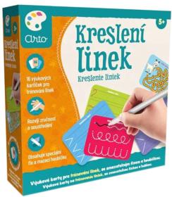 ARTO Kreslení linek naučná sada 16 karet s fixem a houbičkou ARTO Kreslení linek naučná sada 16 karet s fixem a houbičkou