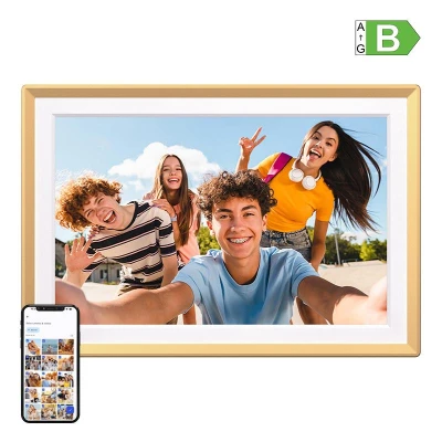 Arzopa Digitální fotorámeček D14 Golden (zlatý)