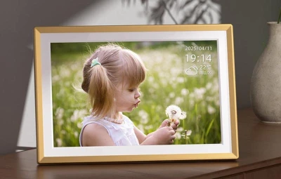 Arzopa Digitální fotorámeček D14 Golden (zlatý)