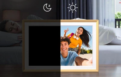Arzopa Digitální fotorámeček D14 Golden (zlatý)