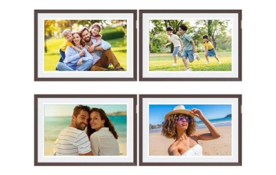 Arzopa Digitální rámeček D10 10,1[34] (tmavě hnědý)