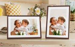 Arzopa Digitální rámeček D10 10,1[34] (tmavě hnědý)