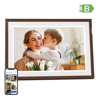 Arzopa Digitální rámeček D10 10,1" (tmavě hnědý)