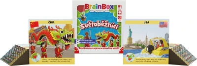 Asmodee BRAINBOX HRA Světoběžníci (společenská hra)