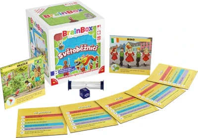 Asmodee BRAINBOX HRA Světoběžníci (společenská hra)