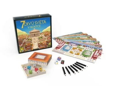 Asmodee CZ 7 divů světa v kostce společenská hra