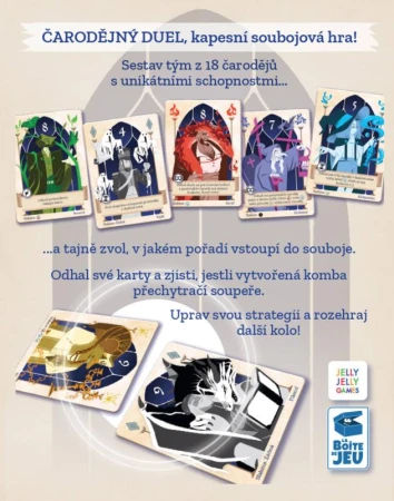 Asmodee Hra karetní Čarodějný duel (společenská hra)
