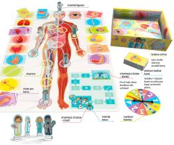 Asmodee Hra Pojďme se učit: Naše úžasné tělo (společenská hra)