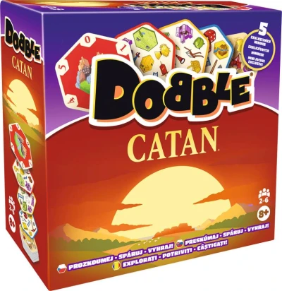 Asmodee Hra postrehová Dobble Catan CZ (spoločenská hra)