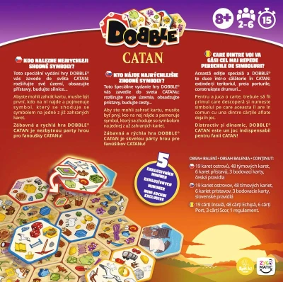 Asmodee Hra postrehová Dobble Catan CZ (spoločenská hra)