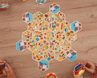 Asmodee Hra postrehová Dobble Catan CZ (spoločenská hra)