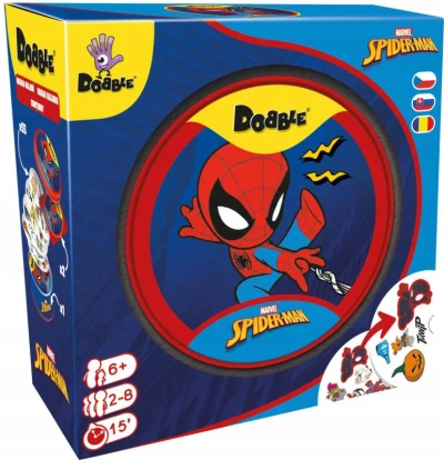 ASMODEE Hra postřehová Dobble Spiderman (společenská hra)
