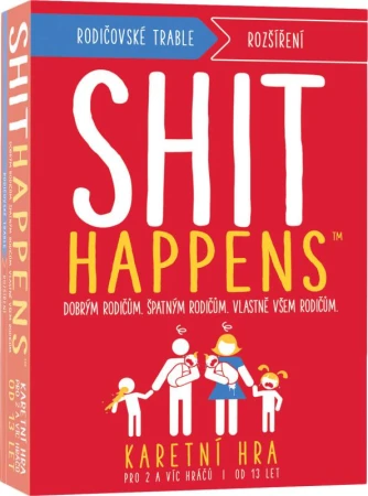 Asmodee Hra Shit Happens Rodičovské trable (rozšírenie) (spoločenská hra) Asmodee Hra Shit Happens Rodičovské trable (rozšírenie) (spoločenská hra)