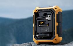 Astroai Vzduchový kompresor CZK-3674 12V DC 100PSI (žlutý)