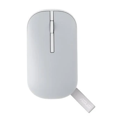Asus MD100 bezdrátová myš - 2,4Ghz dongl/bluetooth/ 1600dpi/bílo-šedá Asus MD100 bezdrátová myš - 2,4Ghz dongl/bluetooth/ 1600dpi/bílo-šedá