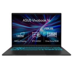 ASUS Vivobook RTX 16 - Core 5 Processor 210H/16GB/1TB SSD/RTX 4050 6GB/16"/WUXGA/IPS/2y PUR/Win 11 Home/černá ASUS Vivobook RTX 16 - Core 5 Processor 210H/16GB/1TB SSD/RTX 4050 6GB/16"/WUXGA/IPS/2y PUR/Win 11 Home/černá