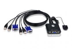 ATEN KVM přepínač CS-22U USB 2PC mini