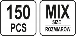 Yato Sada ocelových nýtovacích matic M3-M10 150 ks