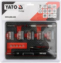 Yato Přesný aku šroubovák 3,6V SET 39PCS