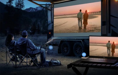 Aurzen Castplay šampaňský bezdrátový HDMI adaptér