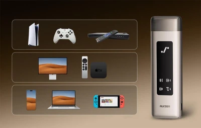Aurzen Castplay šampaňský bezdrátový HDMI adaptér