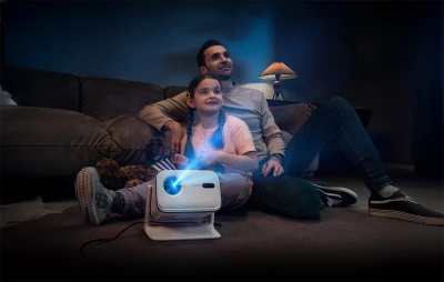 Aurzen Boom Mini krémový projektor